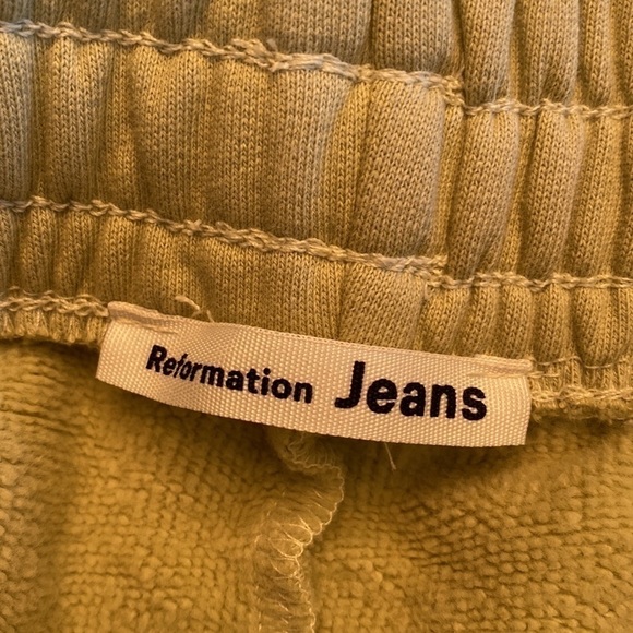 Reformation Light Green Track Pants - Picture 7 of 9